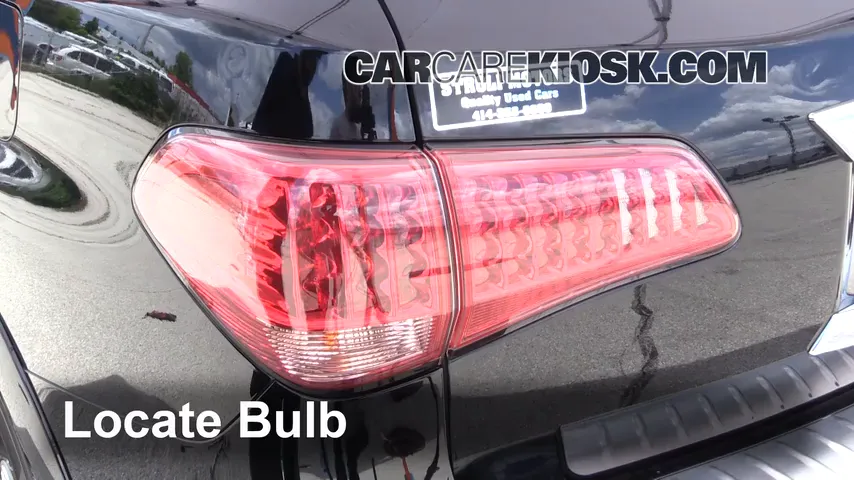 2011 Infiniti QX56 5.6L V8 Lights Reverse Light (replace bulb)